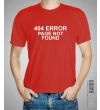 Koszulka męska ERROR 404 PAGE NOT FOUND