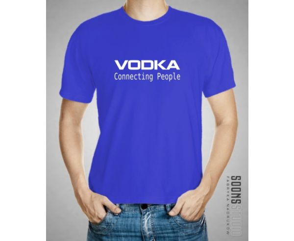 Koszulka męska KOSZULKA VODKA CONNECTING PEOPLE