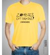 Koszulka męska KOSZULKA ZOMBIES EAT BRAINS ! YOU ARE SAFE